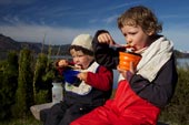 Die Anden in Sicht-Radreise mit Kindern durch Patagonien-Argentinien und Chile-Axel Bauer, Wibke Raßbach Smilla und Selma