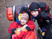 Rennsteig im Winter mit 2 Kindern | Rennsteig zu Fuß und mit Ski | abenteuerkultur
